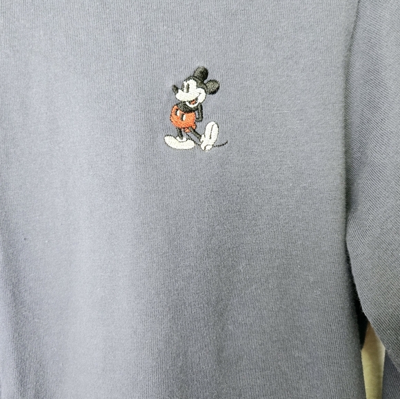 DisneyResort TokyoWomen's Gray/Blue Sweater with Embroidered Detail FullZip Smal - Picture 3 of 8